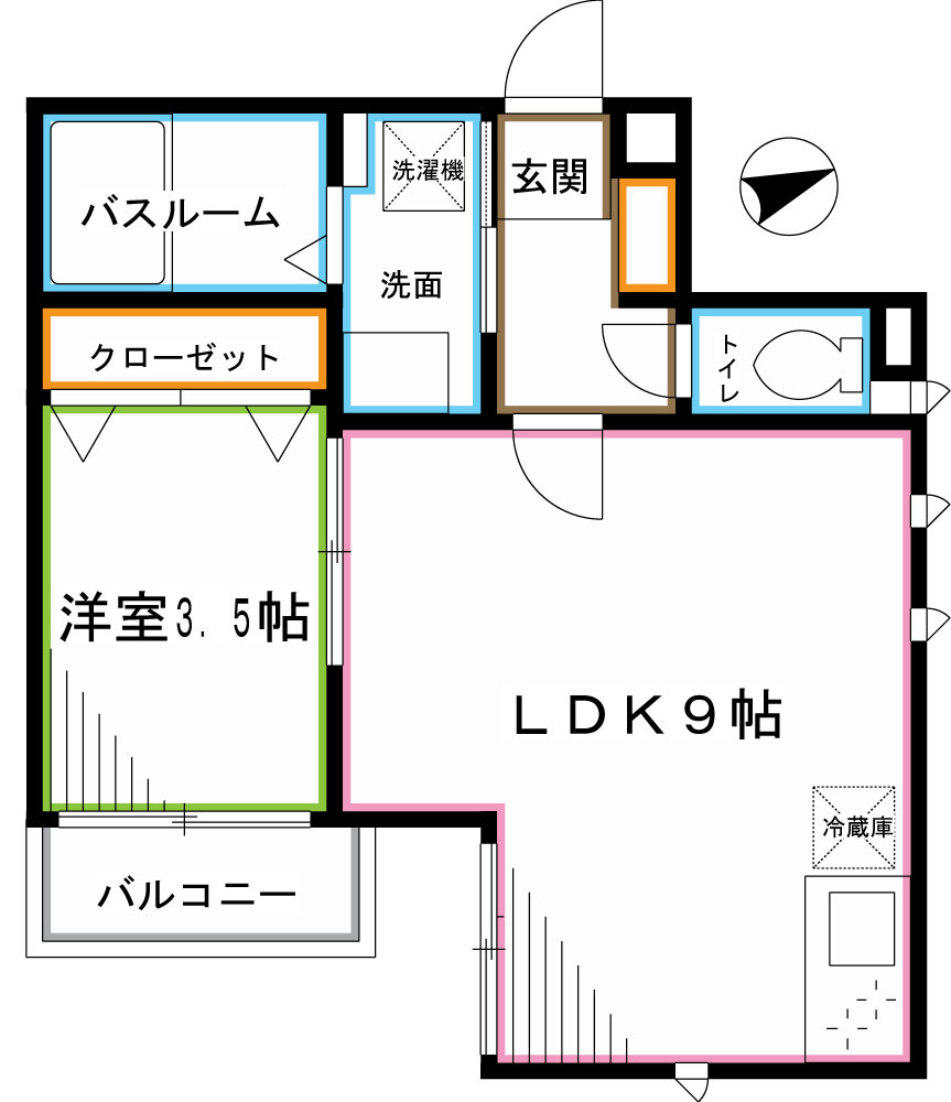 サンパティーク 間取り