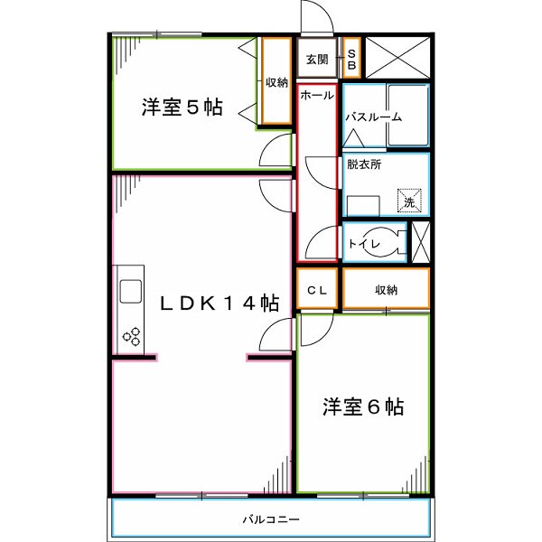 ローゼス小金井 間取り
