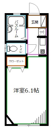 クリスタルハウス永田 間取り