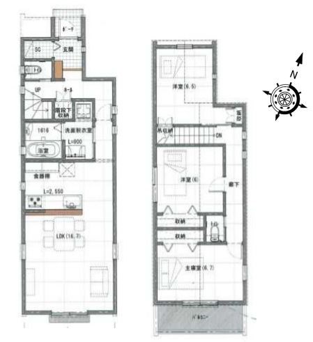 善福寺３丁目戸建賃貸住宅 間取り
