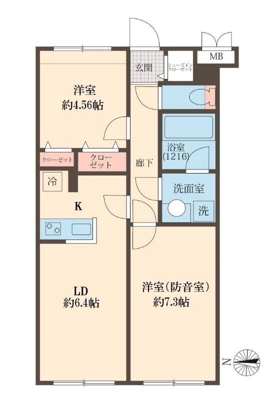 Liberte沼袋 間取り