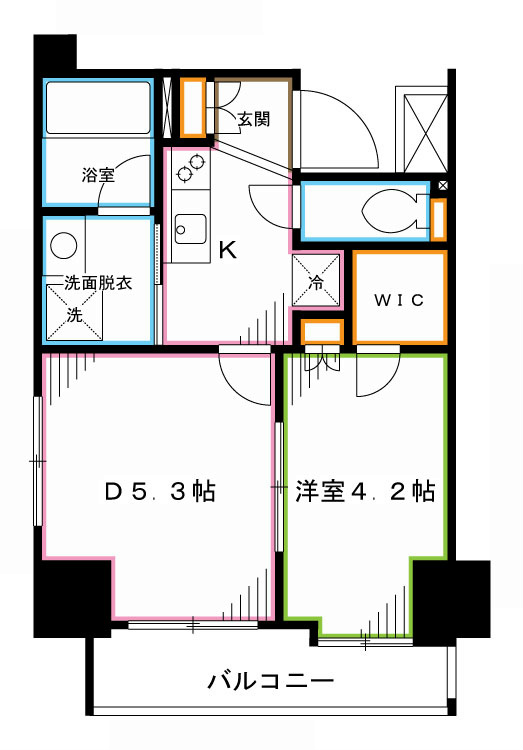日神デュオステージ中野坂上NEXT 間取り