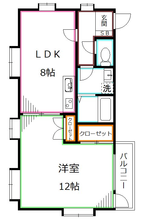 リブジョイン中央 間取り