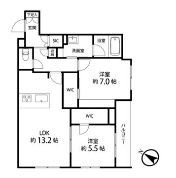 T's garden荻窪  間取り