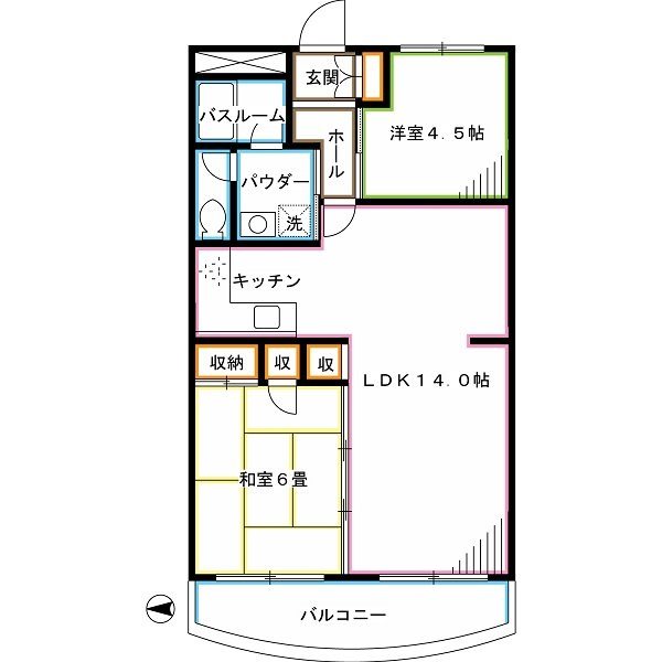 マインドチャージパレス  間取り