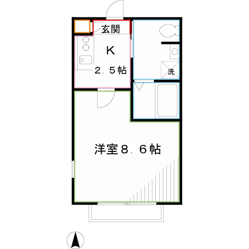 アムールワン  間取り