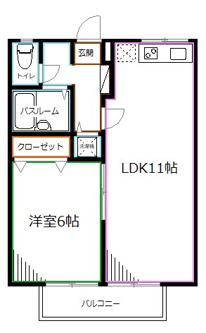 エステートピアグリーン西山A 間取り