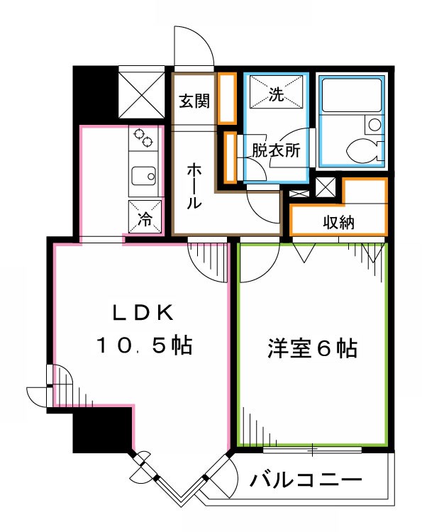 Belle Vue新中野 間取り