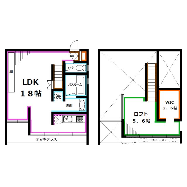 荻窪アパートメント 間取り