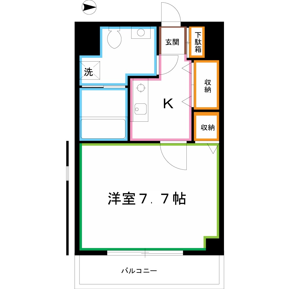 フレールかえで通り 間取り