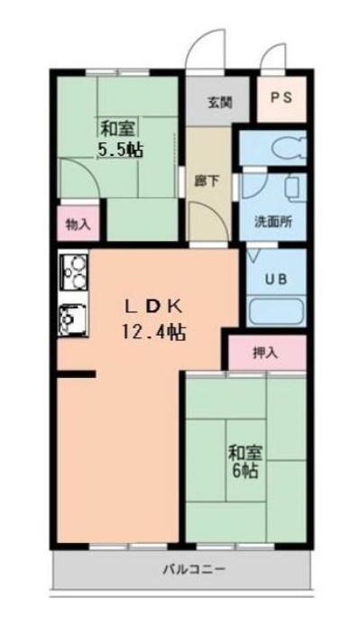 榎本第二コーポラス 間取り