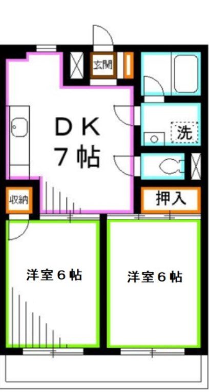 フローレンス井上 間取り図
