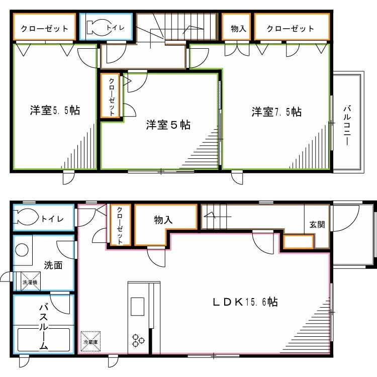 ベラージュ久我山　南棟 間取り