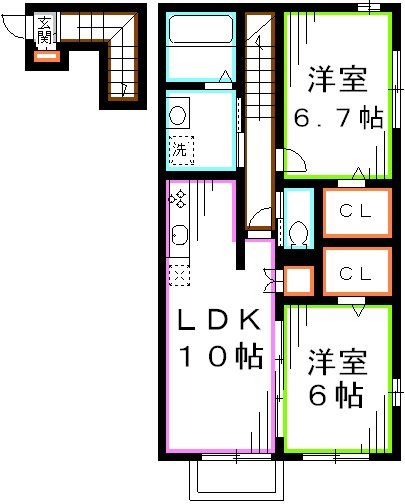 やまふく・吉祥寺 間取り