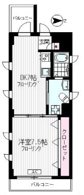 エアルゥーム沼袋 間取り