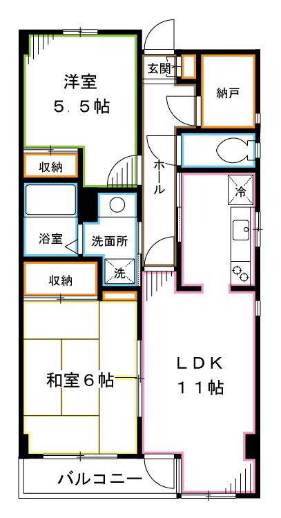メトロステージ落合 間取り