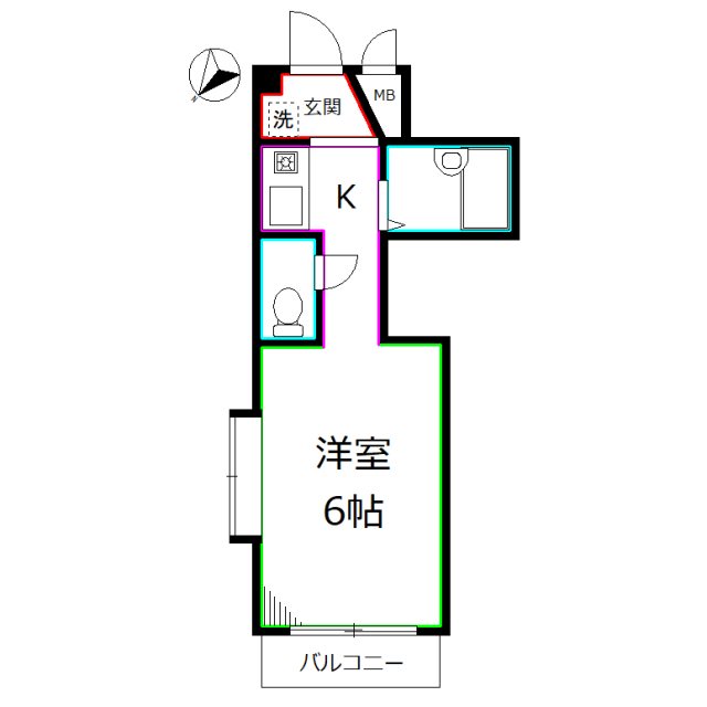 メゾンライオネス加藤 間取り