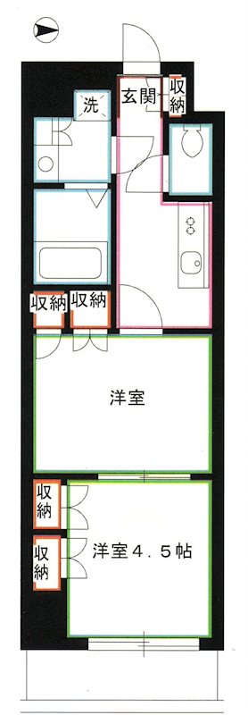 デュオステージ武蔵小金井 間取り