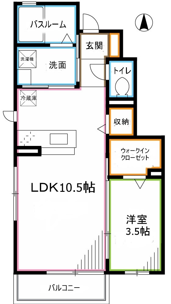 ディアコートSHINO　V 間取り
