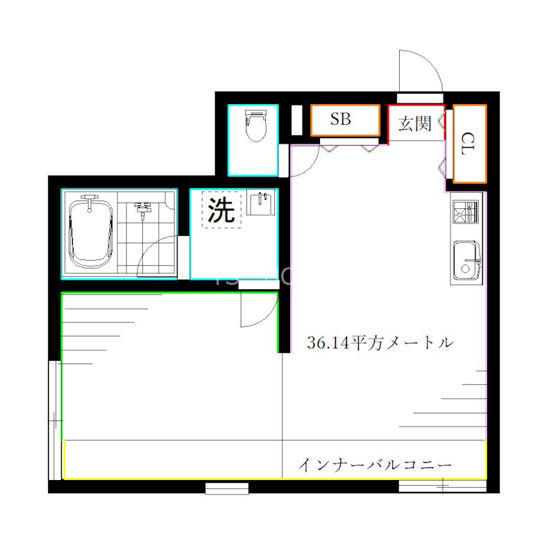 三鷹台ストリート 間取り