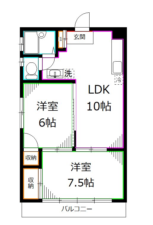 健生ビル 間取り