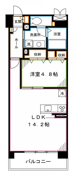 エストレリータ新宿落合 間取り