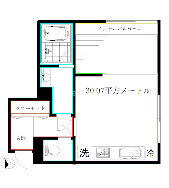 三鷹台ストリート 間取り