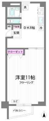 カーサ巴中野 間取り