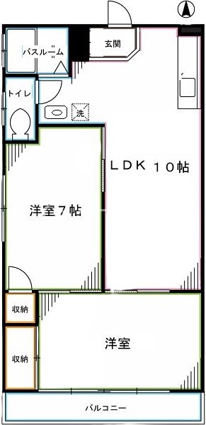 健生ビル 間取り図