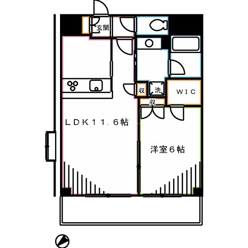 ベルフォーレ武蔵野 間取り