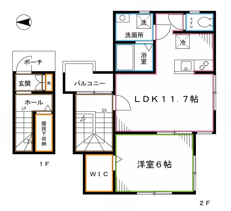 ピュアメゾン  間取り
