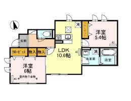 メゾン ド ボヌールA  間取り