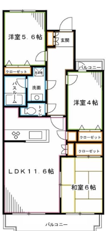 キャニオンヒル1992  間取り