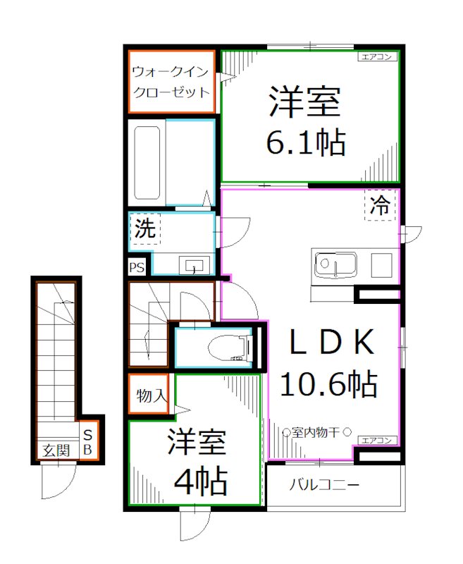 Liberte国立 間取り