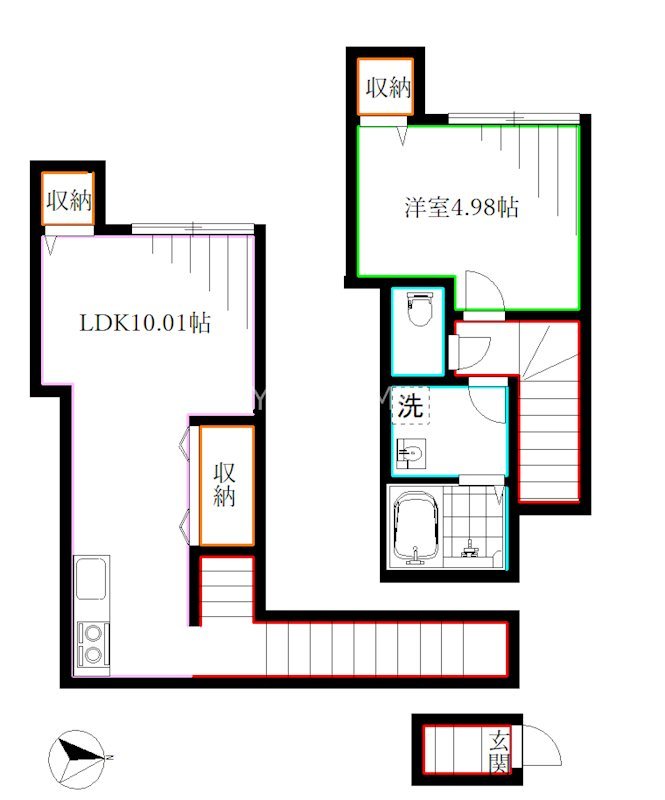 プライムガーデン武蔵小金井 間取り図