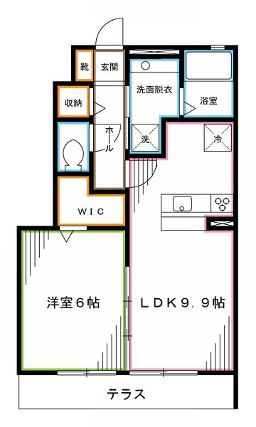 シダーコートやよい 間取り