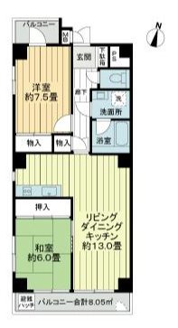 ライオンズマンション西落合 間取り
