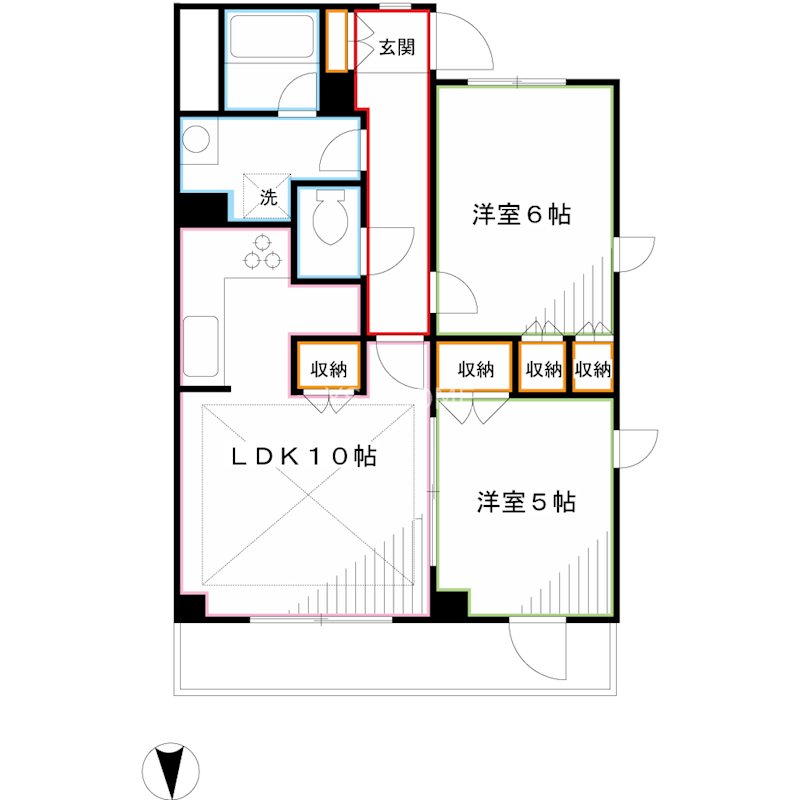 コスモフォーラム武蔵小金井 間取り