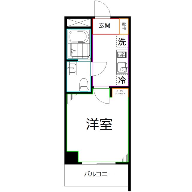 ＬＩＮＸ　ＬＥＧＡＭＩ 間取り
