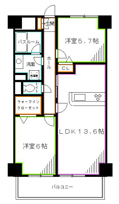 サンクレール高井戸 間取り