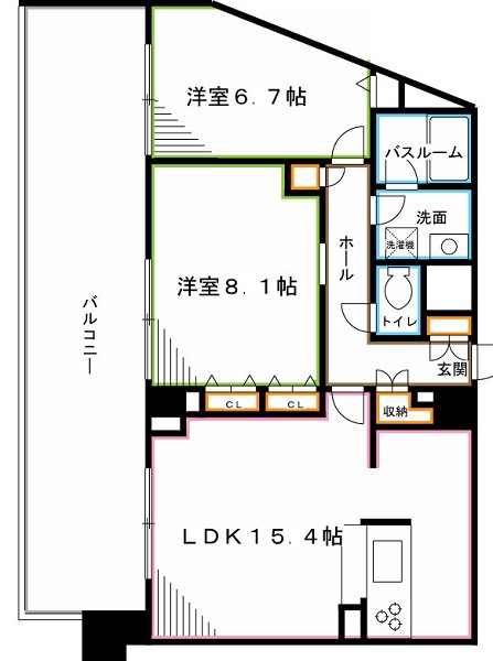 サンクレール高井戸 間取り