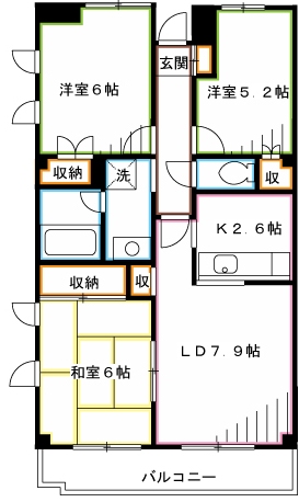 パークハイムF 間取り
