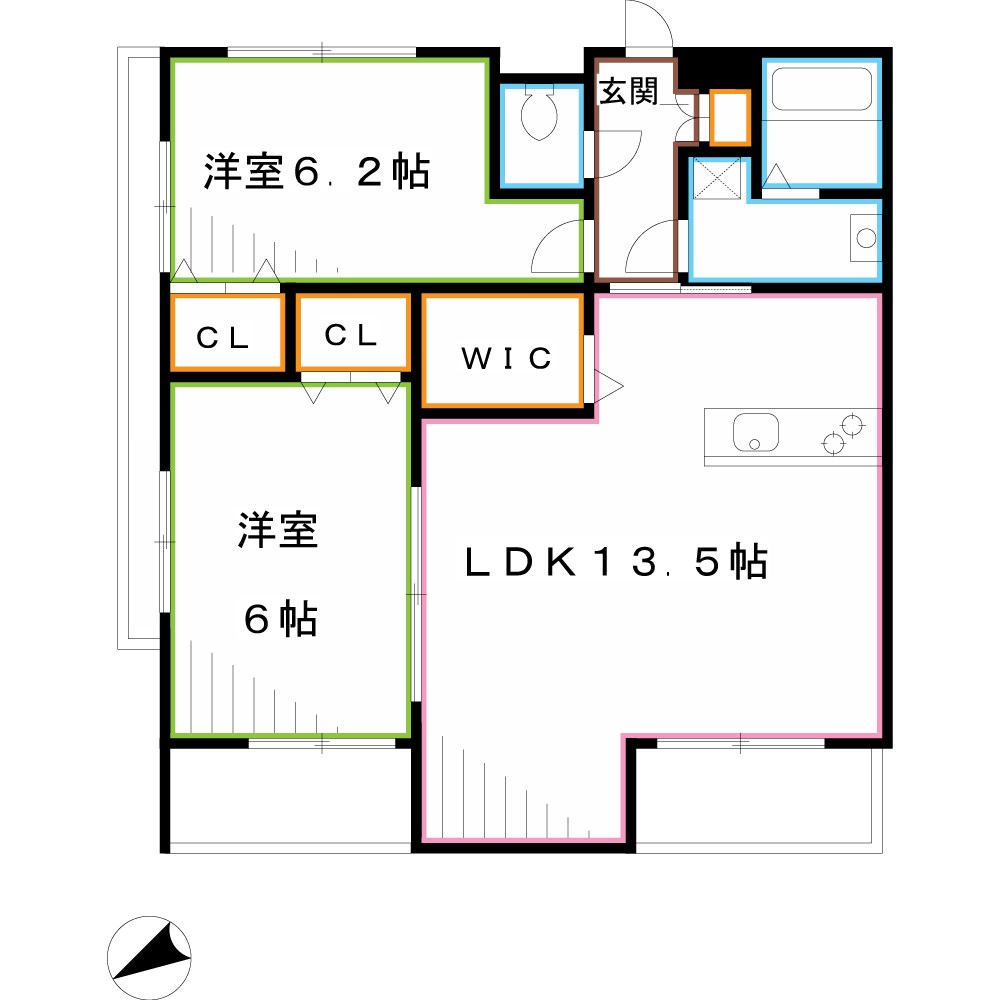 Forest深大寺    間取り