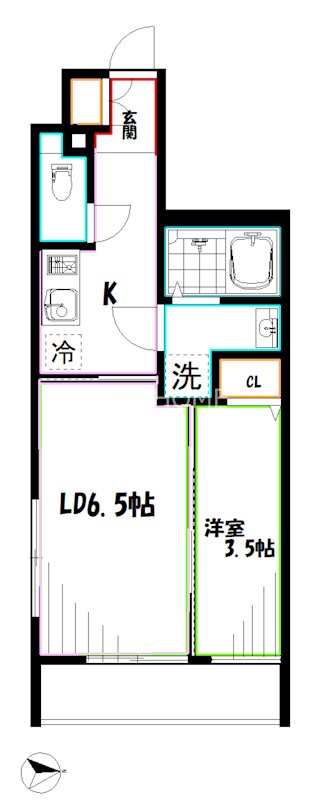 アヴァンカーサ三鷹 間取り
