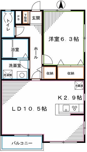 メゾン・フローラ 間取り