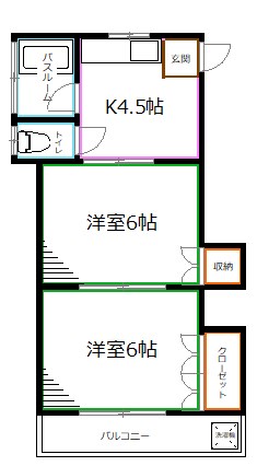 エクセレンス白鷺 間取り図