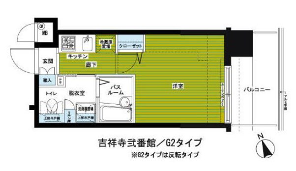 フェニックス吉祥寺弐番館 間取り
