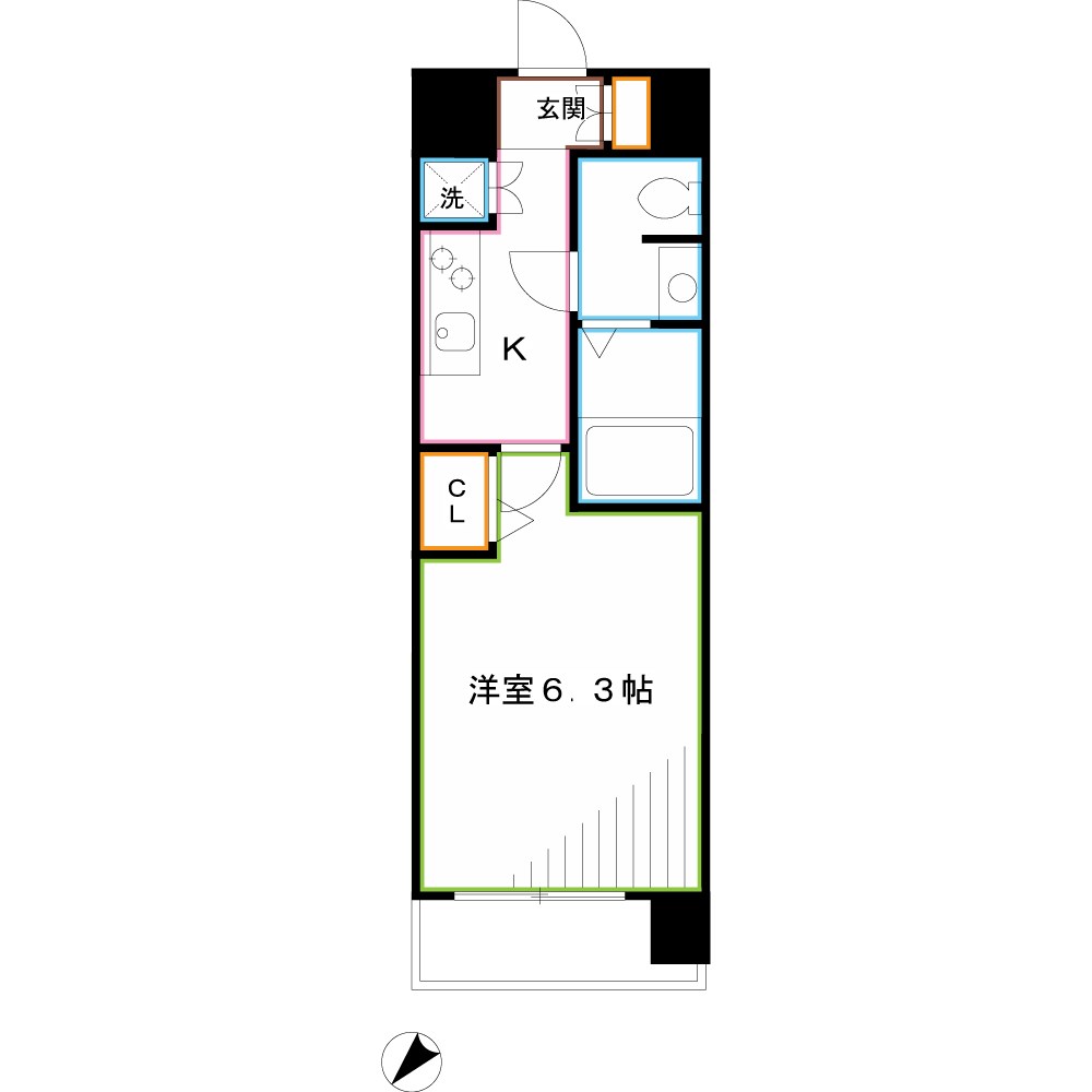 ライズステージ武蔵小金井 間取り図