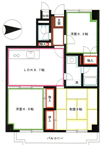 エスポワール小金井 間取り