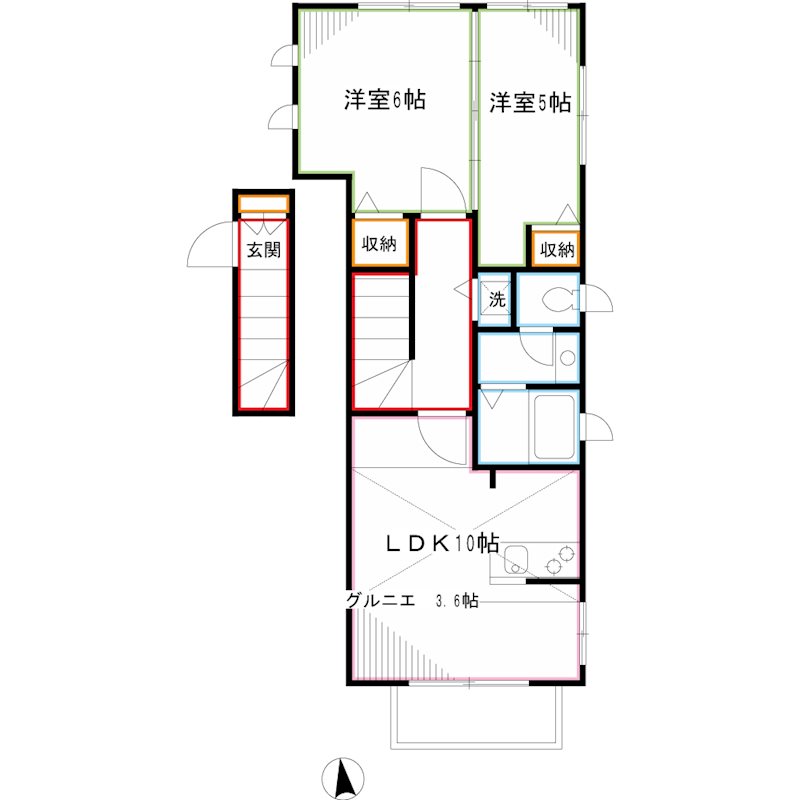 グランジュール　アイリス 間取り